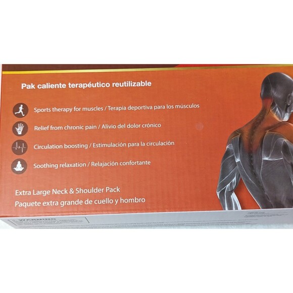 Body Comfort Reusable Therapeutic Heat Pack Extra Large Neck & Shoulder Pack New - Picture 4 of 16